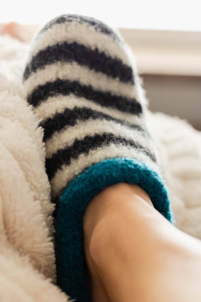 Striped Sailor Slippers