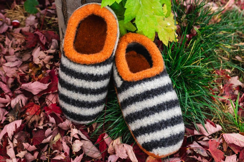 Striped Sailor Slippers