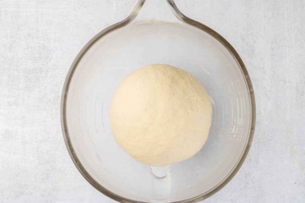 Dough after mixing.